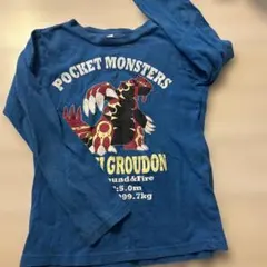 ポケットモンスター ゲンシグラードン 長袖カットソー 130