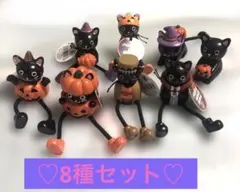 セリア　黒猫足プラドール　ハロウィンコスプレ　キャンドゥ　かぼちゃ　黒猫　ねこ