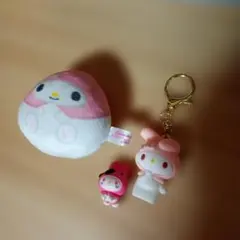 マイメロディ ぬいぐるみ フィギュア キーホルダーセット