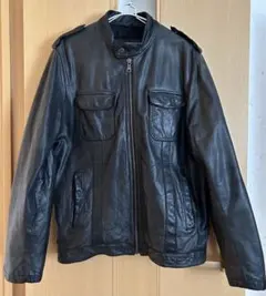 SPRINGFIELD　ユーロヴィンテージ　シングル本革ライダース　L