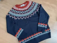 ノルディック柄ニット