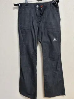 le coq sportif ストライプ フレアパンツ
