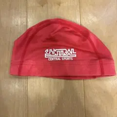 セントラルスポーツ 水泳帽 レッド