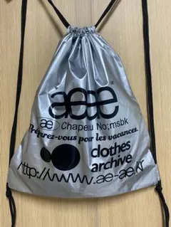 aeae ドローストリングバッグ 黒 | Mercari