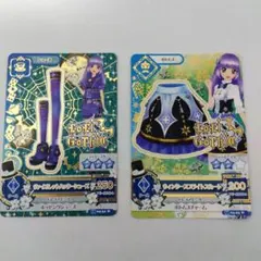 アイカツ 　ロリゴシック 氷上スミレ　　ウィンタースプライト　 2枚セット