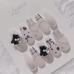 【オーダー可】ガーリー　オタク　リボン　ちゅるん　スナ系　ワンホン　韓国　量産