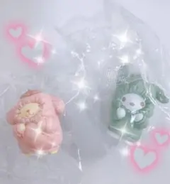 サンリオ むぎゅぎゅパーカーフィギュア2個セット