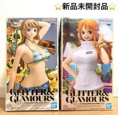 ☆新品☆ワンピース GLITTER&GLAMOURS ナミ フィギュア - メルカリ