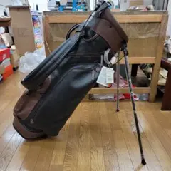 【未使用】サンマウンテン レザー スタンド式 キャディバッグ 9型