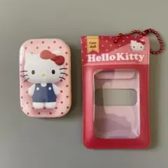 サンリオキャラクターズ スクエア缶バッジ＆カバー ハローキティ