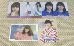 乃木坂46 冨里奈央 バラ 5枚 生写真 ポストカード まとめ売り