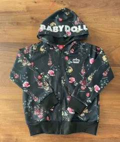 BABY DOLL 花柄パーカー 120