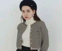 TINA:JOJUN ボーダーカーディガン