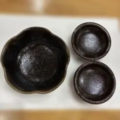 出西窯　小鉢　＆　取り皿　２枚のサムネイル