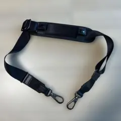 ブラック ナイロン ショルダーストラップ 肩パッド付き