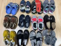NIKE,NORTH FACE,NB,PUMA キッズスニーカー等 12足セット
