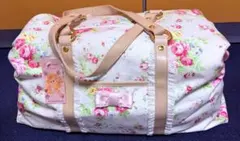 タグ付き未使用！ コケティッシュティアラ 花柄 ボストンバッグ ピンク