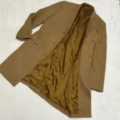 カシミヤ混 チェスターコート キャメル Lサイズ