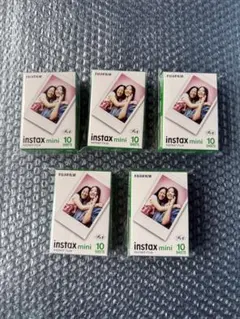 チェキフィルム インスタックスミニ instax mini 10枚×5 計50枚