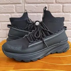 【未使用品】 定価9.75万 モンクレール ビブラムソール 撥水ニットスニーカー