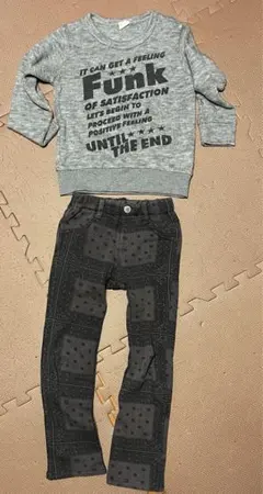 セットアップ　上下　120   男子　冬服　裏起毛パンツ＆セーター