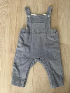 ジャカディ　くすみブルー　コーデュロイ　オーバーオール 12M 74cm