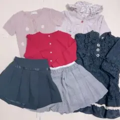 まとめ売り❤️100 エニィファム　プティマイン　長袖　女の子　秋冬　ワンピース