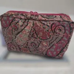 リバティ インターモード メイクポーチ ペイズリ　ビニールコーティング