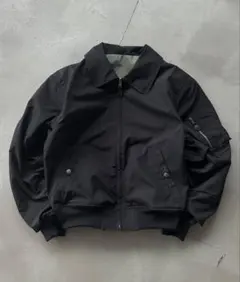 kutir 2WAY リバーシブル ナイロンショートブルゾン MA-1 ブラックのサムネイル