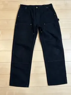 Carhartt/カーハート★USA製/黒/ブラックダブルニー/W38/L32