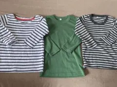 ベビー 子供服 ボーダー Tシャツ ロンT 90 100 まとめ売り