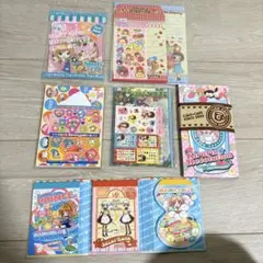 【美品】ちゃお なかよし りぼん 付録 メモ帳 レターセット シール 平成レトロ