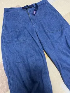 ノースフェイス パープルレーベル デニムワイドクロップドパンツのサムネイル