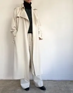 WOOL MAX GABARDINE BIG TRENCH COATのサムネイル
