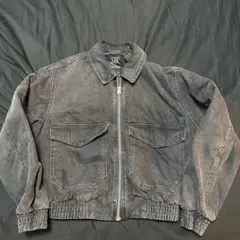 ZARA ダークグレー ジップアップジャケット