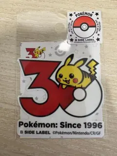 ポケモンセンター　ピカチュウ　ステッカー　30周年