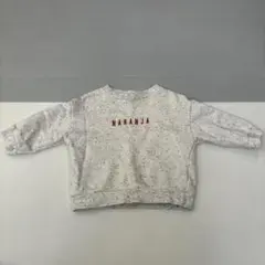 ツブツブ柄　スウェットトレーナ80