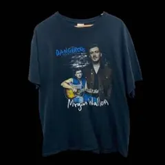 US古着 GILDAN ギルダン モーガン・ウォーレン 半袖Tシャツ ブラック