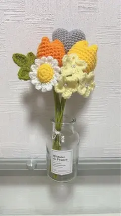 枯れない毛糸の花束