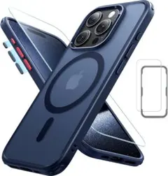 iPhone 15 Pro ケースMagsafe対応カメラ レンズ保護フィルム付