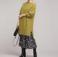 未使用近 ナノユニバース ハミルトン 畔ミドル丈プルオーバー M