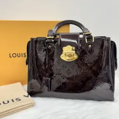 【極美品】箱付き ルイヴィトン バッグ メルローズ モノグラム ヴェルニ