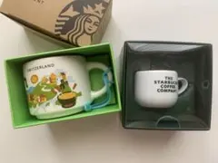 新品　スターバックス　オーナメント 2個　スイスのデミ&カプチーノ 新品 スターバックス オーナメント 2個 スイスのデミ&カプチーノ
