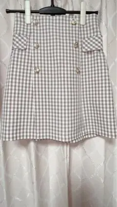 ギンガムチェック スカート