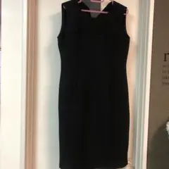 ブラック ノースリーブ ワンピース 9AR