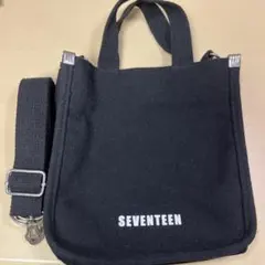 SEVENTEEN ブラック トートバッグ