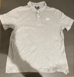 NIKE ポロシャツ メンズ　グレー L