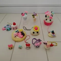 最安値 新品 ほっぺちゃん サンリオ サン宝石 キーホルダー 10点セット