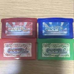 【動作確認済】ポケットモンスター　ゲームボーイアドバンス　ソフト4本セット