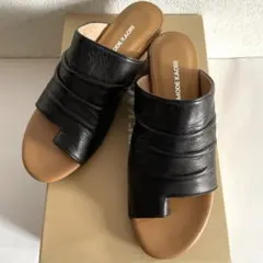 MODE KAORI レザー サンダル　ブラック22cmのサムネイル